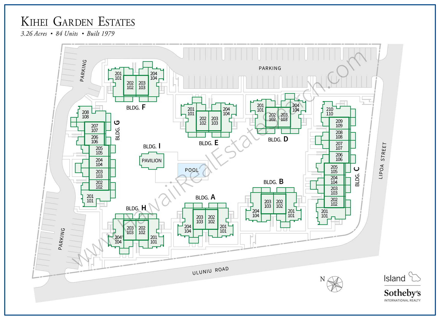 Kihei Garden Estates Map Updated 2018